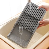 Kitchen Double Layer Can Be Pulled Out Knife Drawer Storage Organizer Tray For Knives